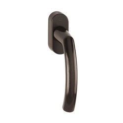 Maner fereastra Hoppe, model Lima, material aluminiu, 7×40, maro inchis RAL8019
