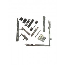 Set feronerie Kale, deschidere dubla (oscilobatanta), tamplarie PVC, falt profil 13mm, maro inchis RAL8019