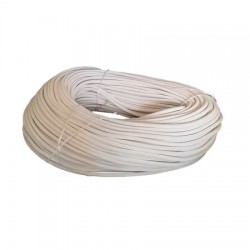 Snur garnitura cheder, fixare plasa insecte / tantari, diametru Ø5mm, lungime 100m, alb