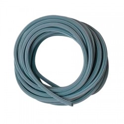 Snur garnitura cheder, fixare plasa insecte / tantari, diametru Ø5mm, lungime 100m, gri