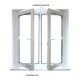 Garnitura etansare termopan Gealan / Aluplast / Trocal, tamplarie PVC, clasa A, de bataie, negru, ml