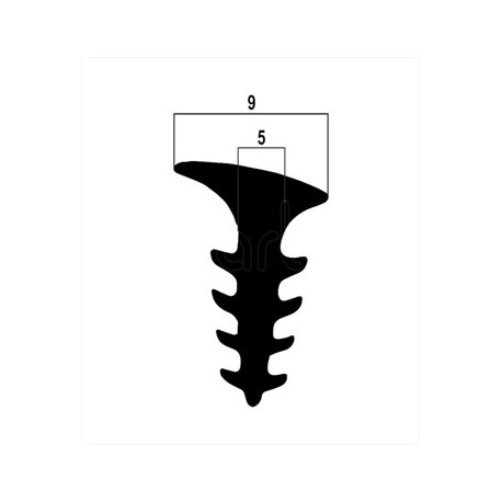 Garnitura etansare tamplarie aluminiu, pentru sticla, T10+ (5mm), 20ml