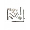 Set feronerie Kale, deschidere dubla (oscilobatanta), tamplarie PVC, falt profil 13mm, alb RAL9016