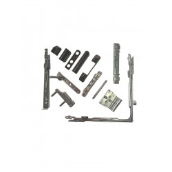 Set feronerie Kale, deschidere dubla (oscilobatanta), tamplarie PVC, falt profil 13mm, maro inchis RAL8019