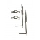 Set zavor fereastra, deschidere simpla(batanta) PVC, Kale, 160mm
