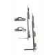 Set zavor fereastra dubla PVC, Kale, 190mm
