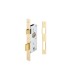 Broasca ingropata, Kale 166AR, pentru usi de interior, interax 72mm, backset 40mm, auriu