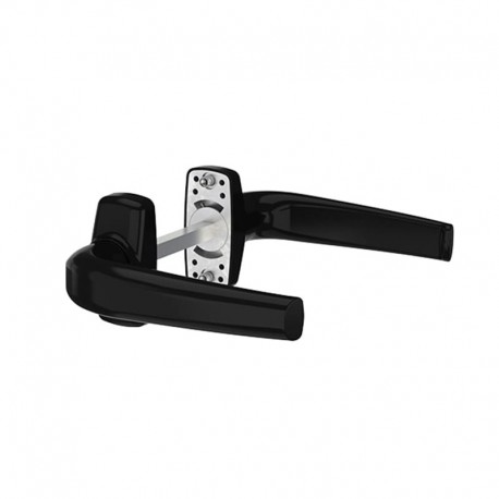 Maner usa, Medos, model Merkury, tamplarie aluminiu, negru