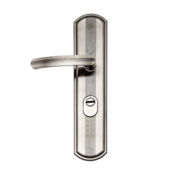 Maner cu sild,blocare standard usa metalica Kastilio, Baron, BestImp, LCL, Golden Door, deschidere dreapta,crom cu negru